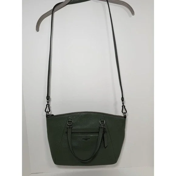 Coach, Prairie satchel, polished pebble leather, Green - Picture 8 of 8